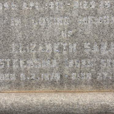 STEENSMA Elizabeth Sarah ?