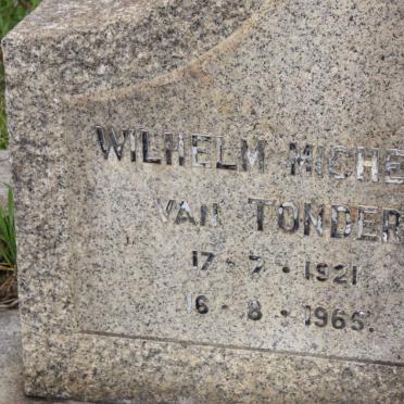 TONDER Wilhelm Micheal, van 1921-1965