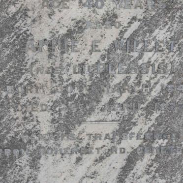 VILLET :: DU PLESSIS