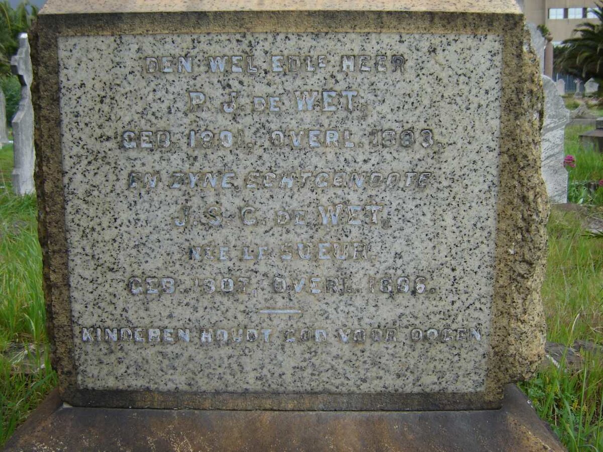 WET P.J., de 1801-1883 &amp; J.S.C. LE SUEUR 1807-18?6