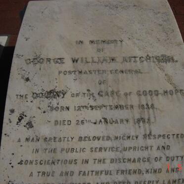 AITCHISON George William 1828-1892