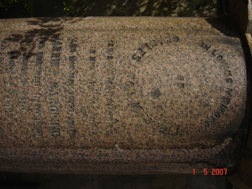 ATTWELL Charles Hugh -1892 &amp; Harriet Caroline -1910