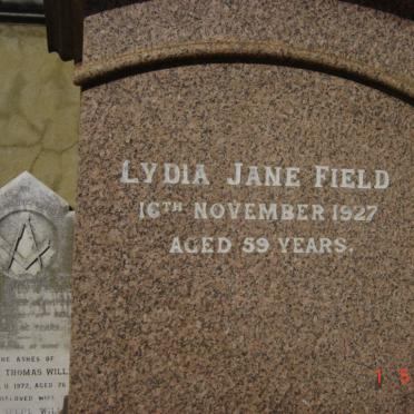FIELD Lydia Jane -1927