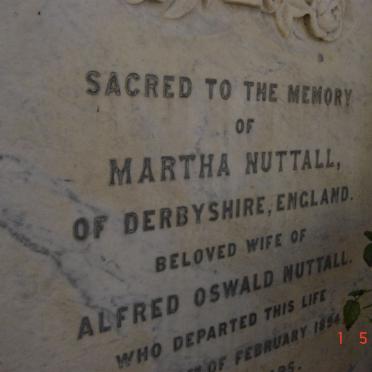 NUTTALL Martha -1894