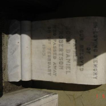 ROBERTSON John Daniel -1963