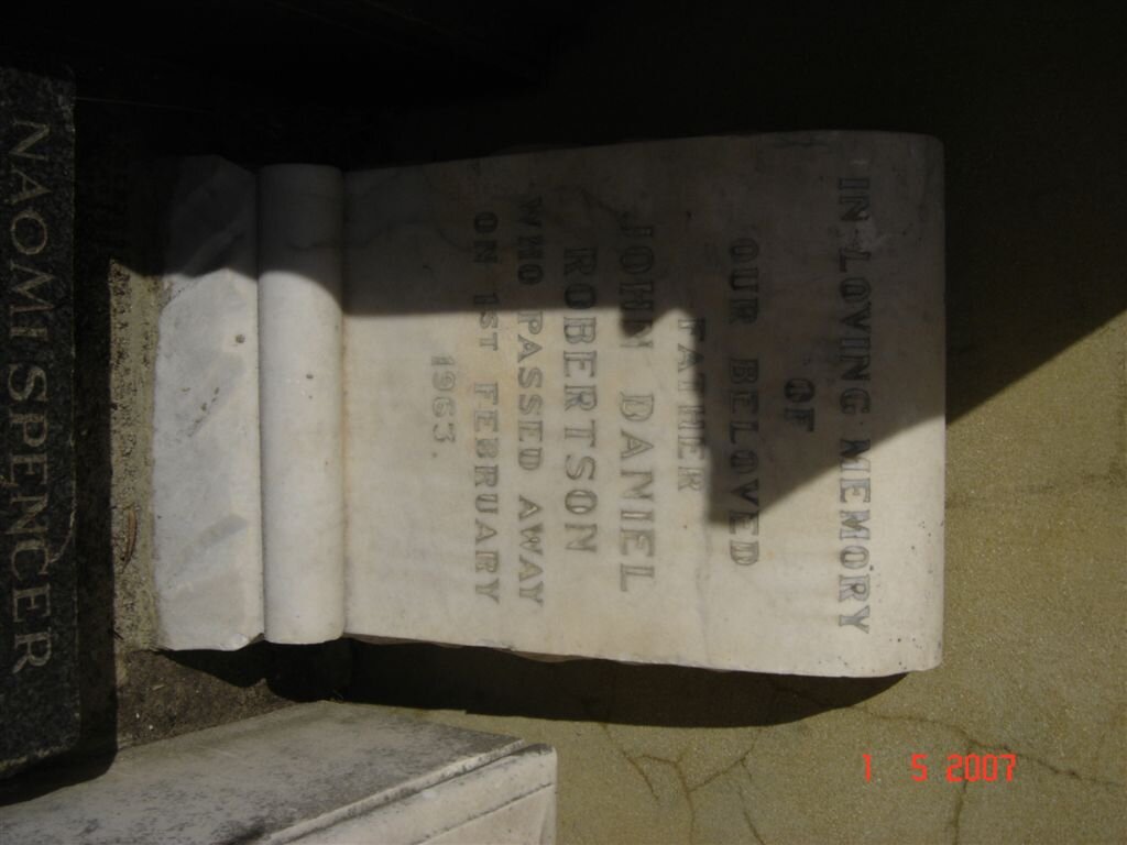 ROBERTSON John Daniel -1963