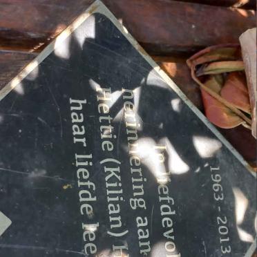 HATTINGH Hettie, KILIAN 1963-2013