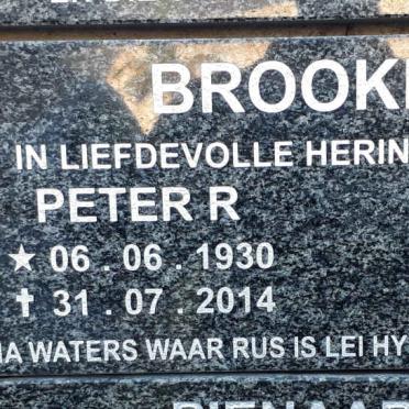 BROOKES Peter R. 1930-2014