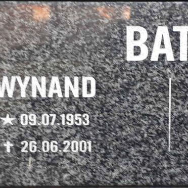 BATT Wynand 1953-2001