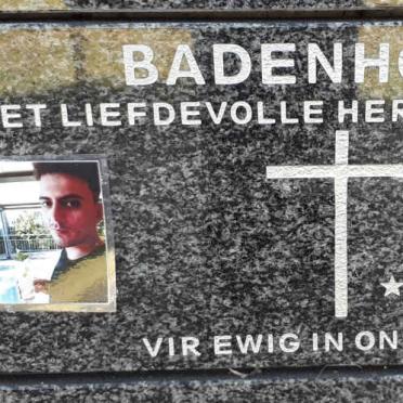 BADENHORST Wessel Frans 1989-2020