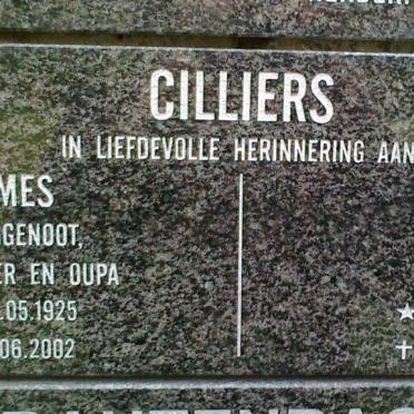 CILLIERS James 1925-2002 &amp; Willa 1928-2010