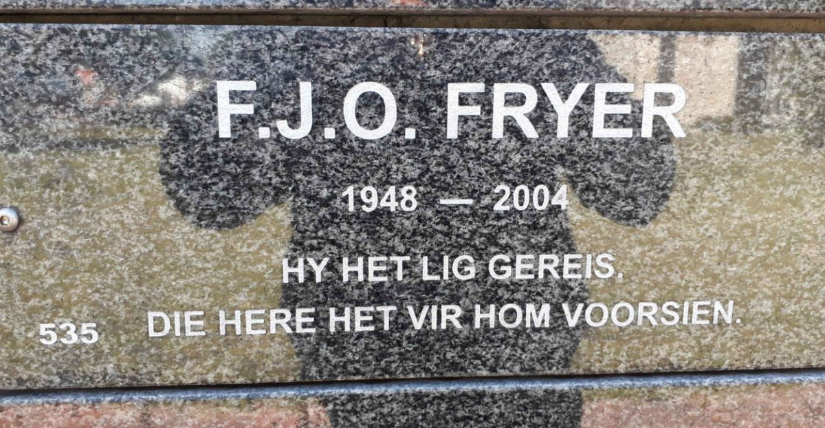FRYER F.J.O. 1948-2004