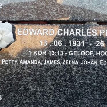 GREEFF Edward Charles Peter 1931-2012