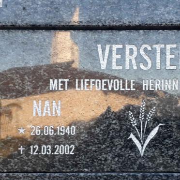VERSTER Nan 1940-2002