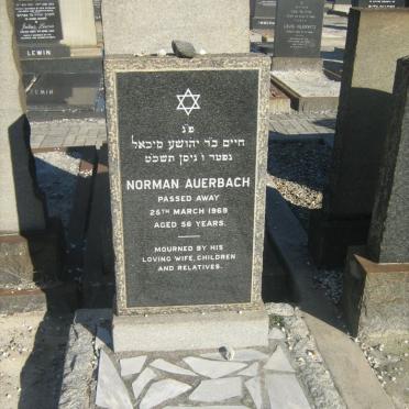 AUERBACH Norman -1969