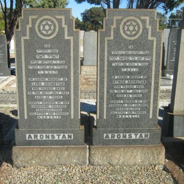 ARONSTAN Hyman -1955 &amp; Lena -1957