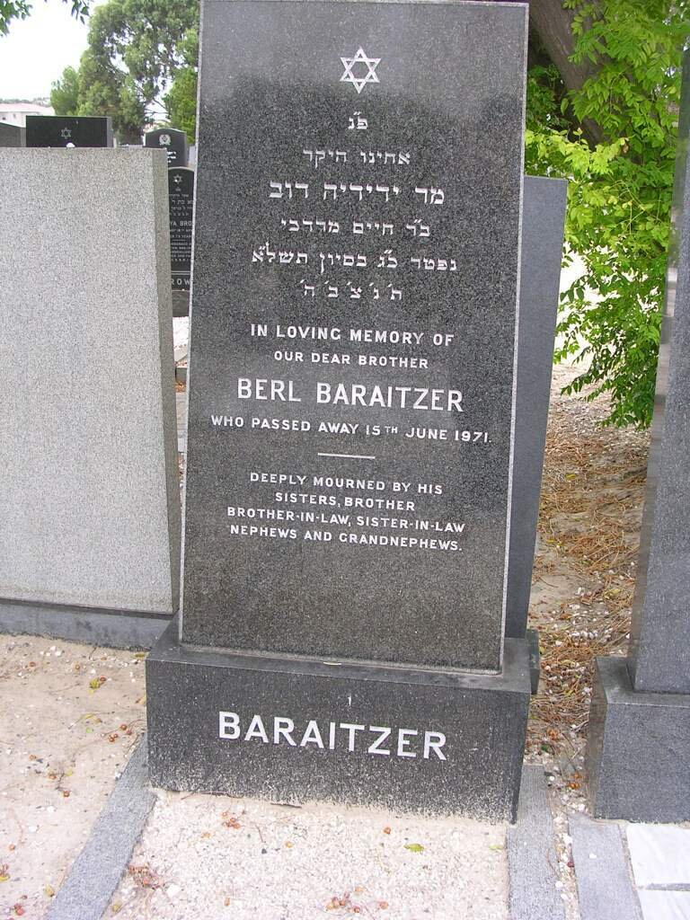 BARAITZER Berl -1971