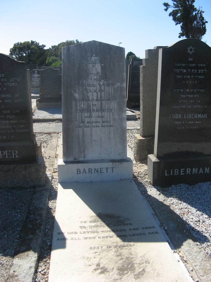 BARNETT Ethel 1923-1960