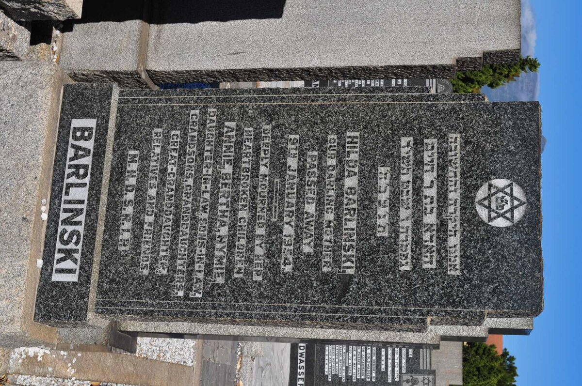 BARLINSKI Hilda -1954