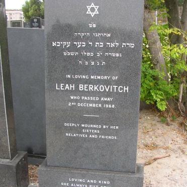 BERKOVITCH Leah -1968