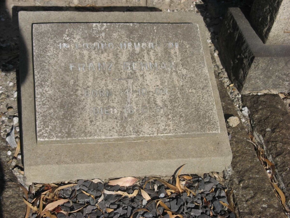 BEHMAK Franz 1904-1951