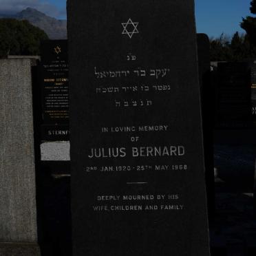 BERNARD Julius 1920-1968