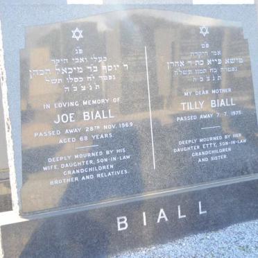 BIALL Joe -1969 &amp; Tilly -1975