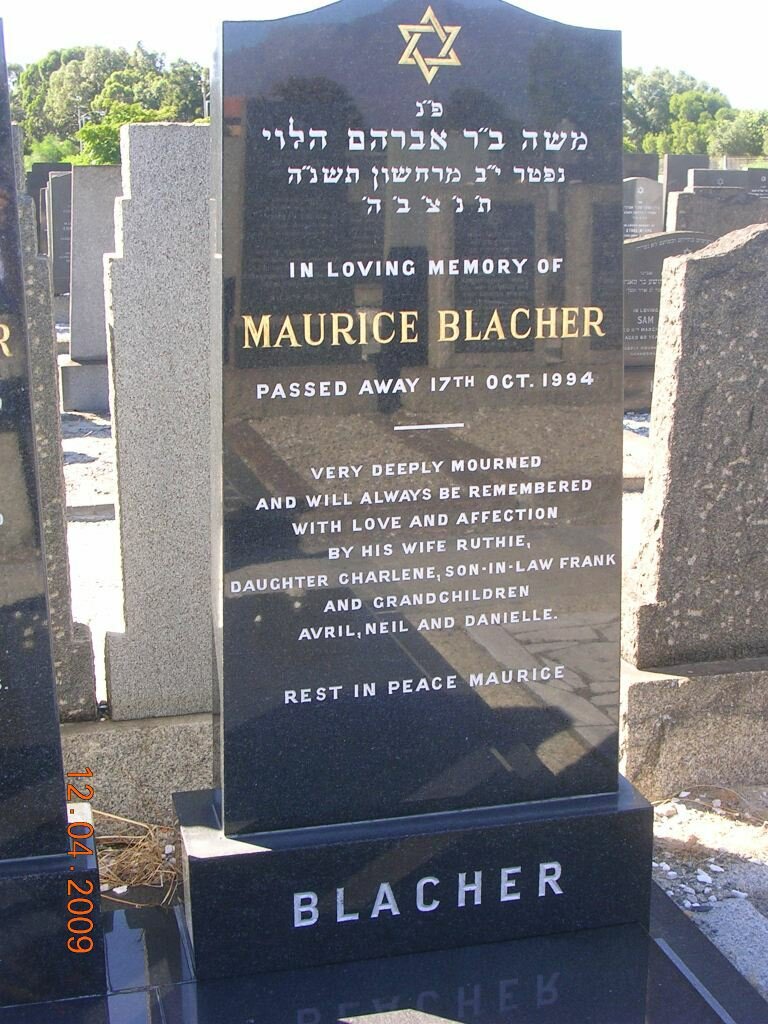 BLACHER Maurice -1994