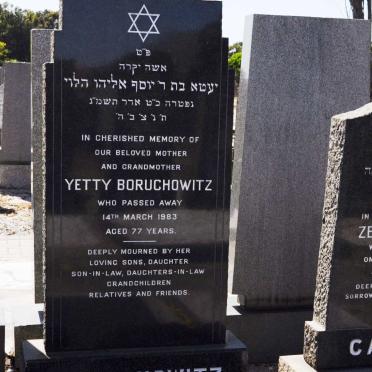 BORUCHOWITZ Yetty -1983