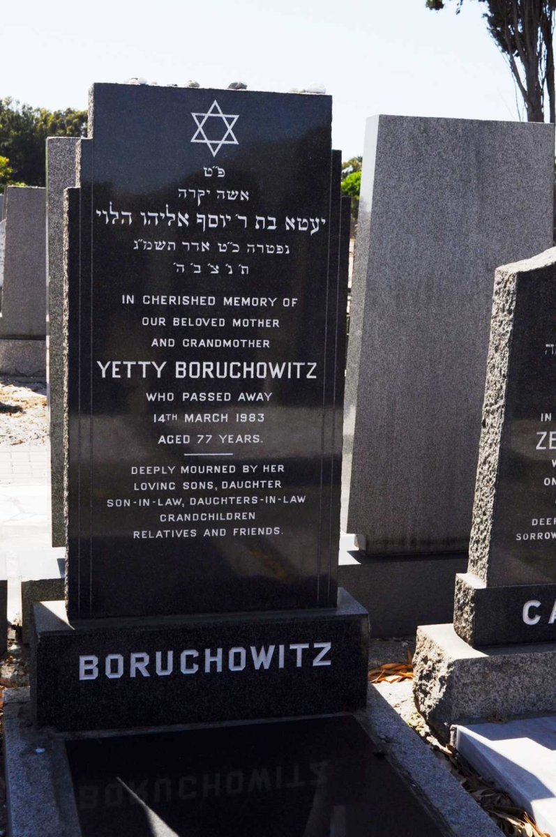 BORUCHOWITZ Yetty -1983