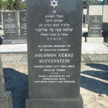 BUFFENSTEIN Solomon Gersz -1964