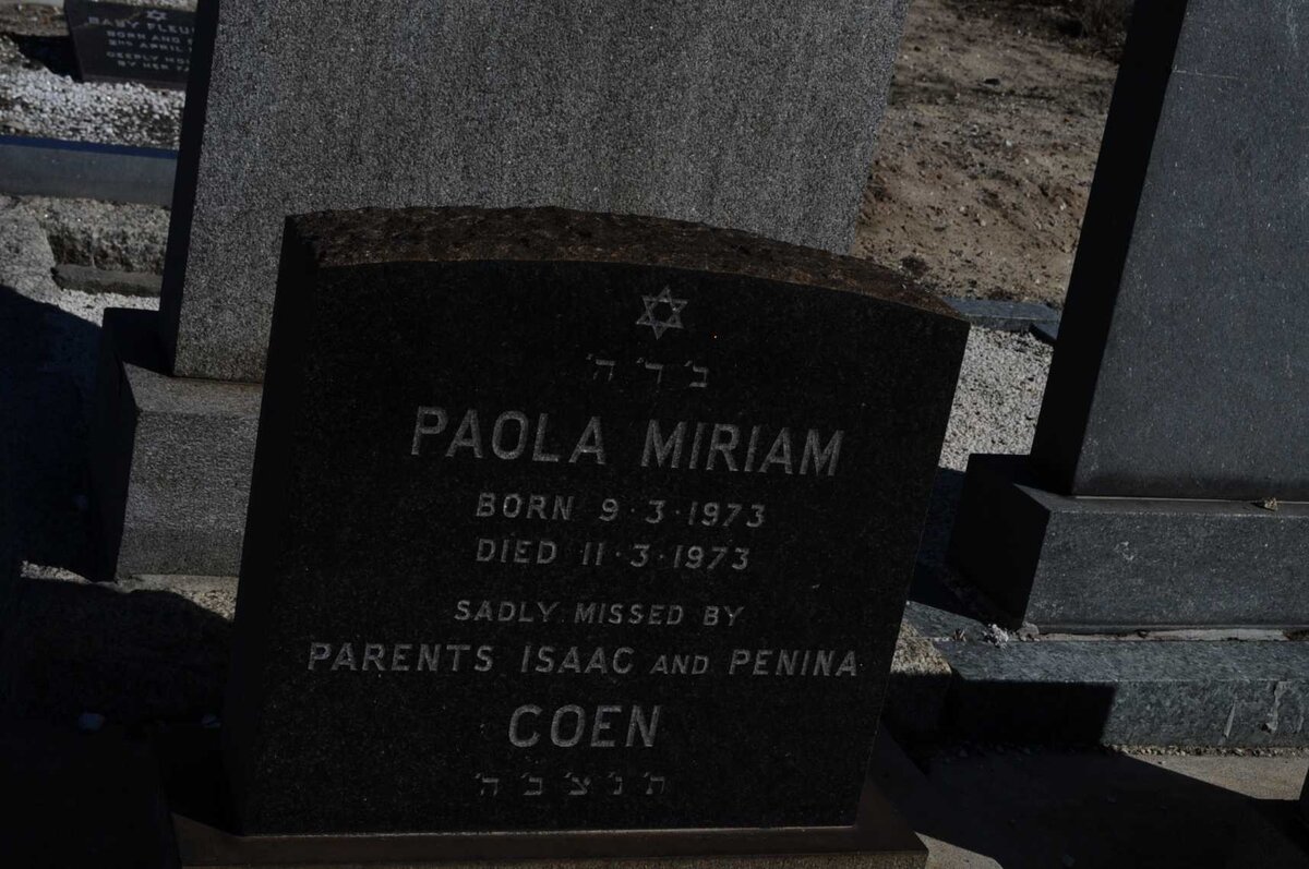 COEN Paola Miriam 1973-1973