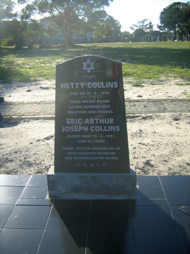 COLLINS Eric Arthur Joseph -1991 &amp; Hetty -1974