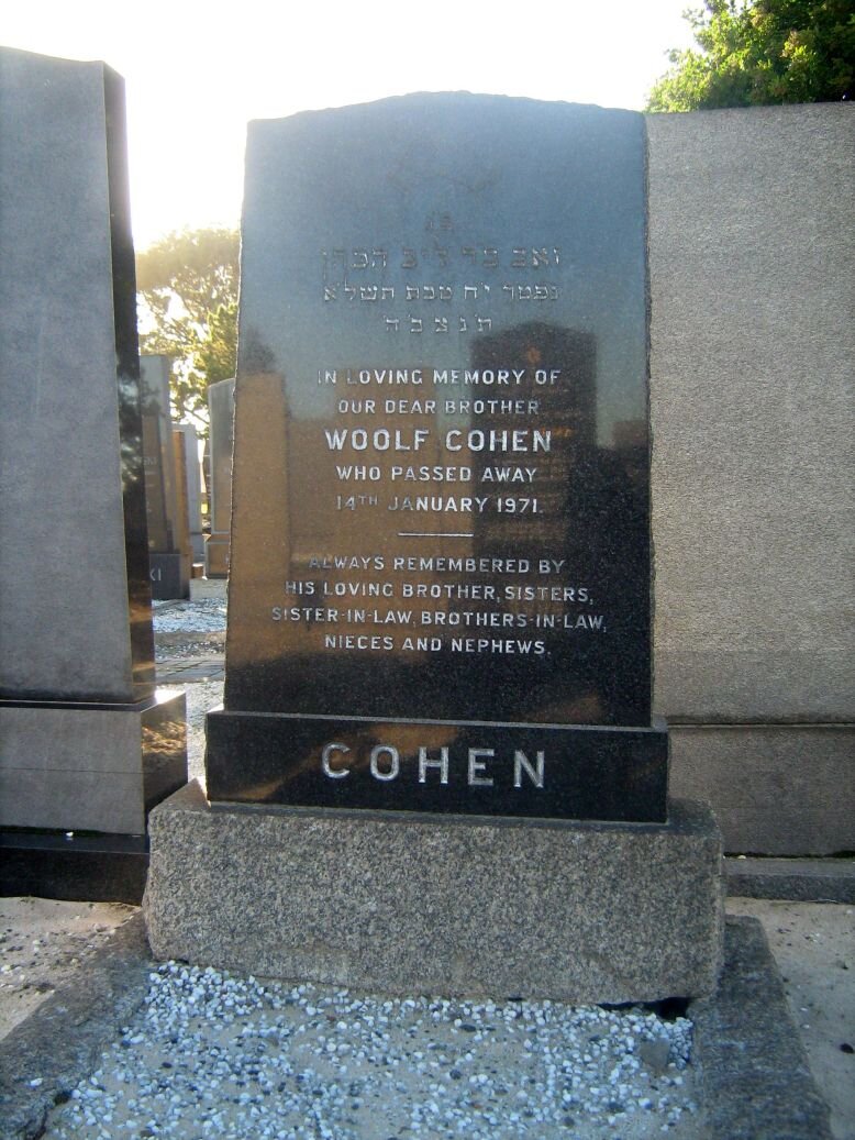 COHEN Woolf -1971
