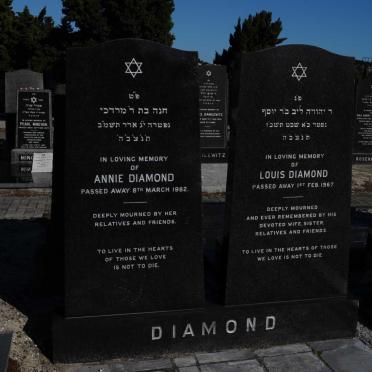 DIAMOND Louis -1967 &amp; Annie -1982