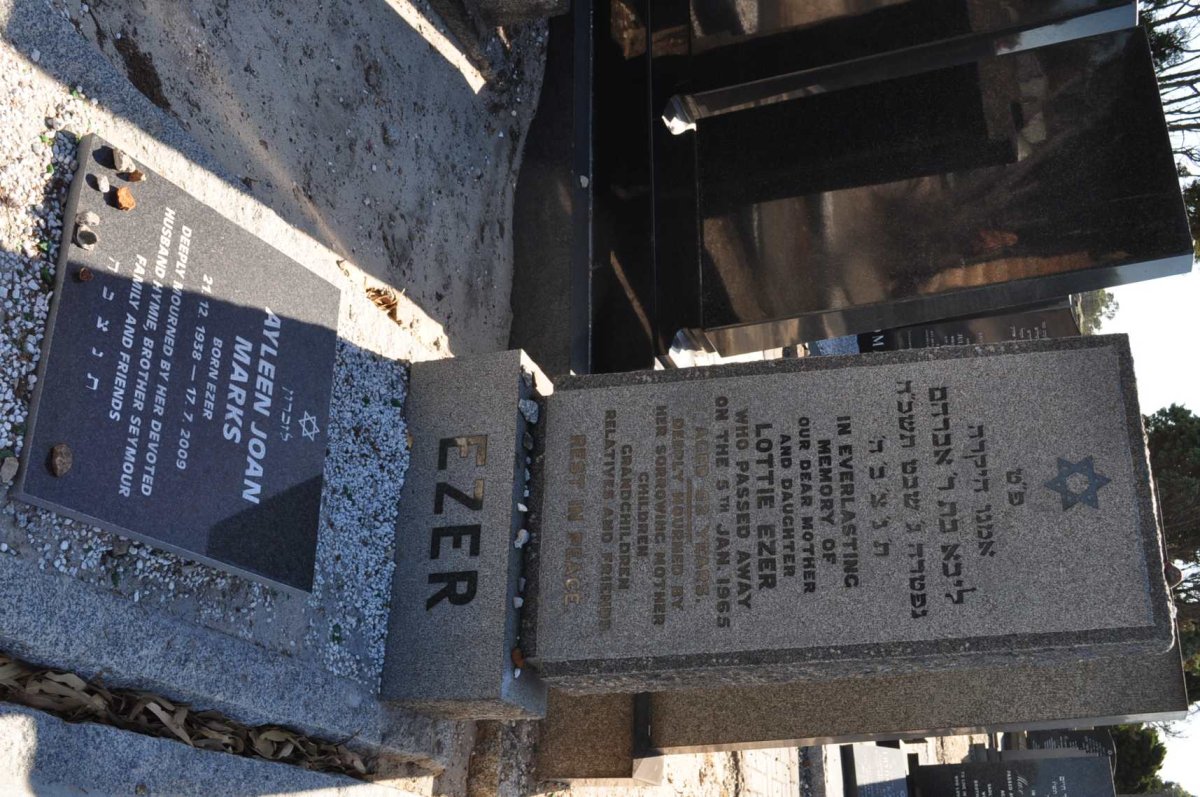 EZER Lottie -1965 :: MARKS Ayleen Joan nee EZER 1938-2009