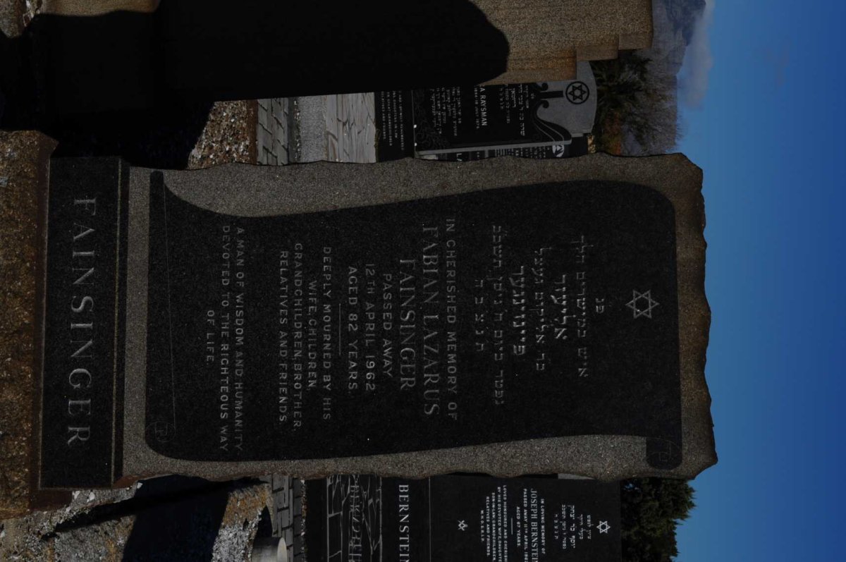 FAINSINGER Fabian Lazarus -1962