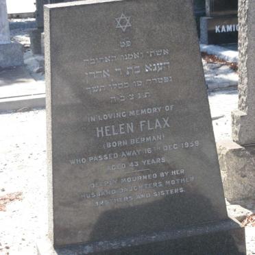 FLAX Helen nee BERMAN -1959