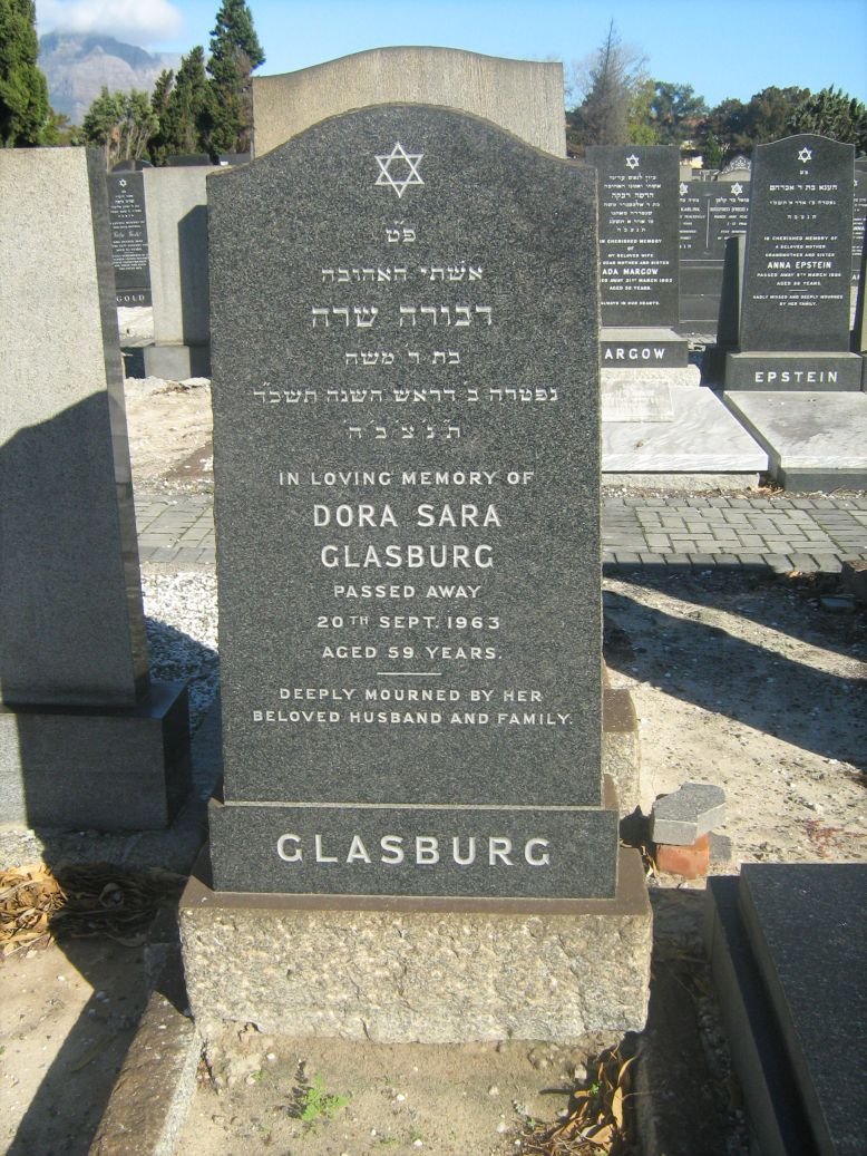 GLASBURG Dora Sara -1963