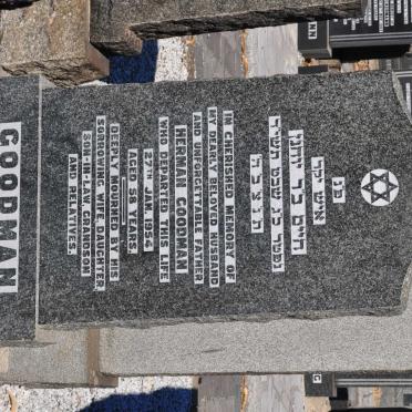 GOODMAN Herman -1954