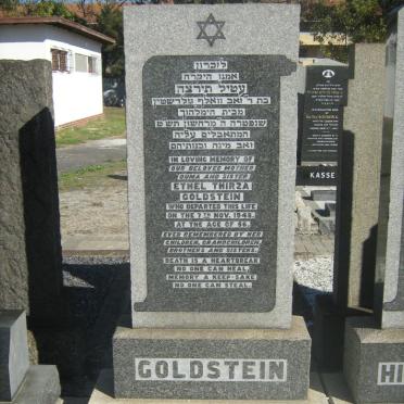 GOLDSTEIN Ethel Thirza -1948