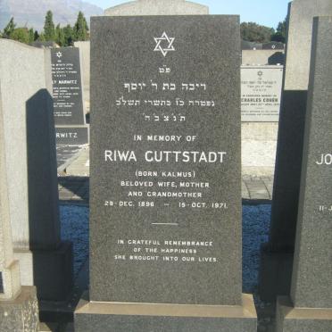 GUTTSTADT Riwa nee KALMUS 1896-1971