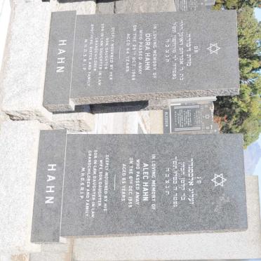 HAHN Alec -1959 &amp; Dora -1969