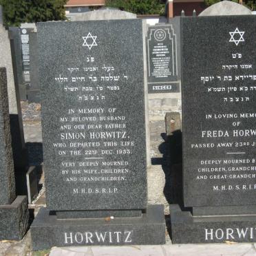 HORWITZ Simon -1953 &amp; Freda -1981