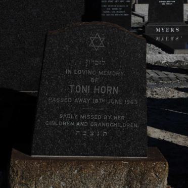 HORN Toni -1963