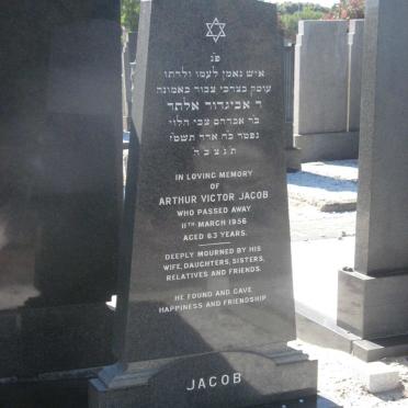 JACOB Arthur Victor -1956