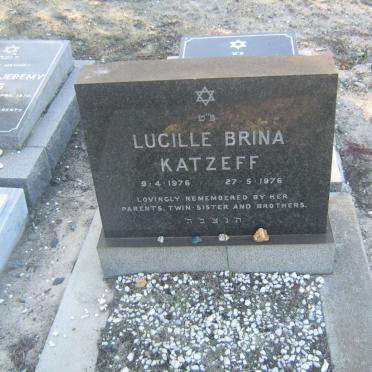 KATZEFF Lucille Brina 1976-1976