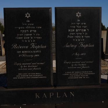 KAPLAN Aubrey -1973 &amp; Rebecca KATZ -1968