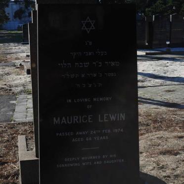 LEWIN Maurice -1974