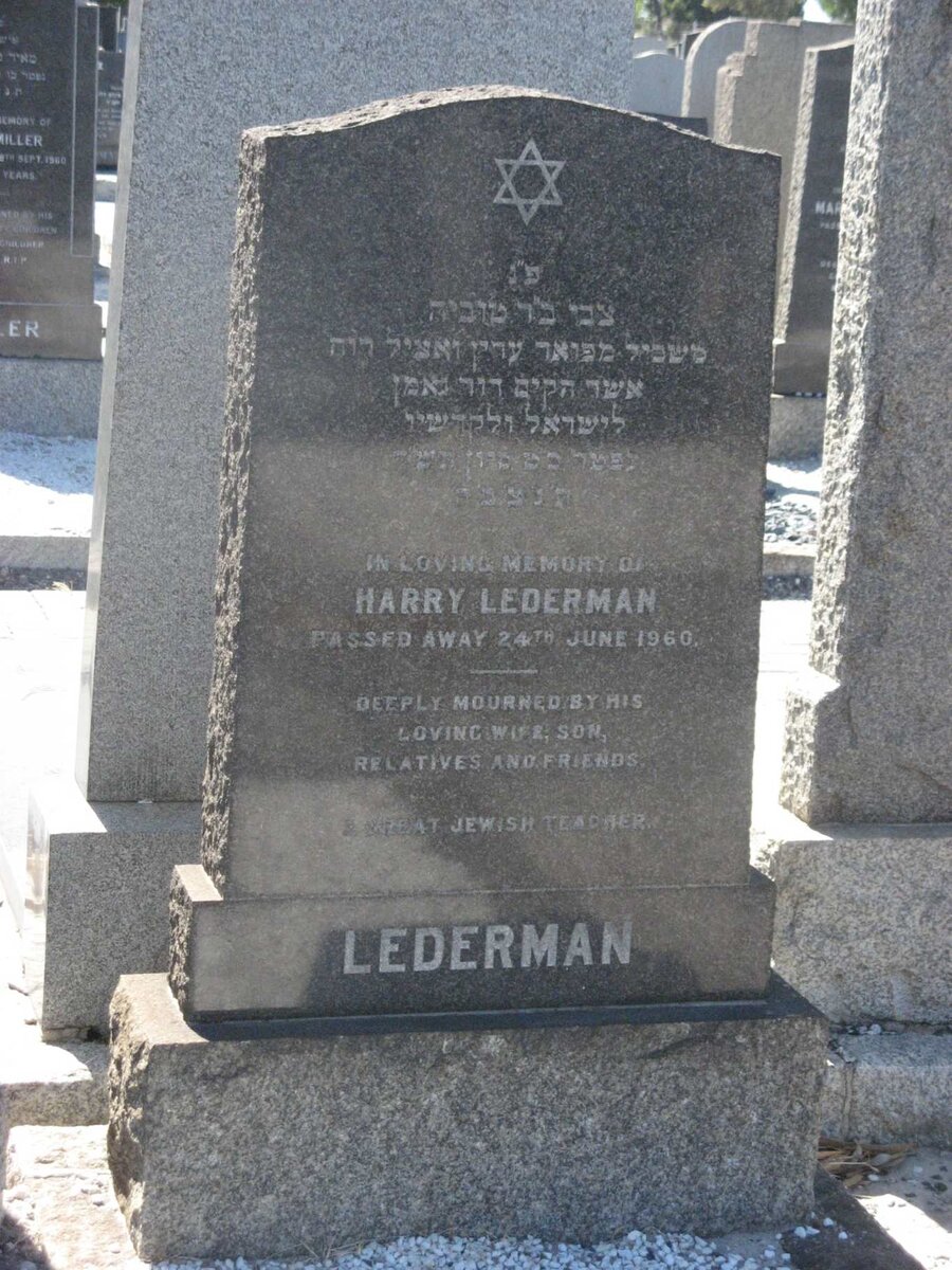 LEDERMAN Harry -1960